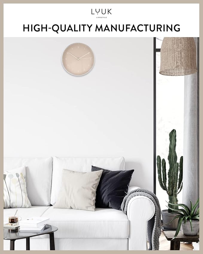LUUK LIFESTYLE Modern Quartz wall Clock