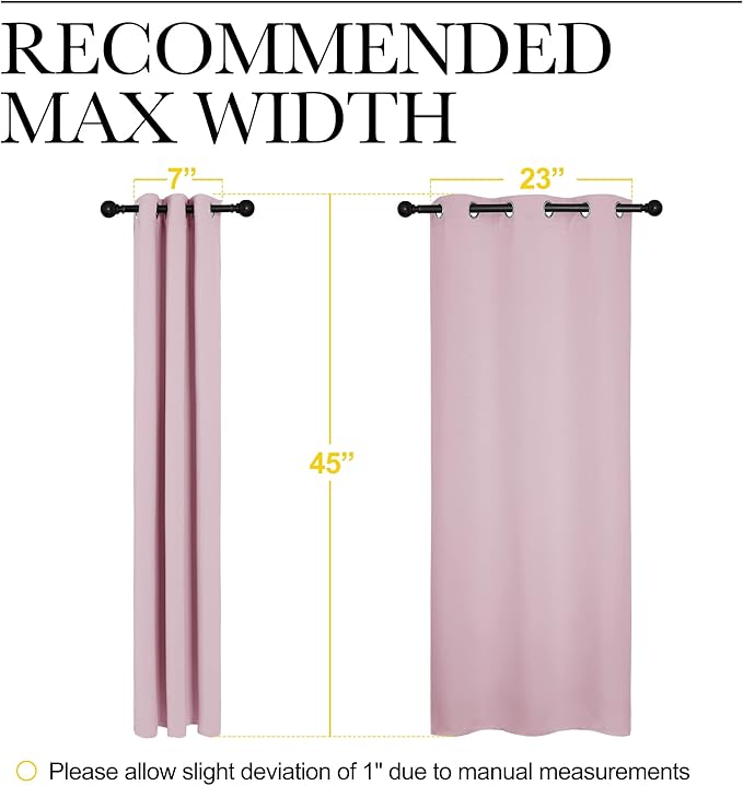 NICETOWN Blackout Curtain Panels