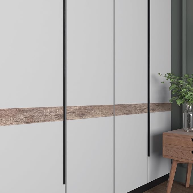Decotalk Wood Wall Border Wallpaper Border Peel and Stick 3"X590" Wood Contact