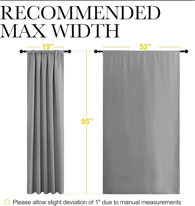 NICETOWN Living Room Curtains for Window