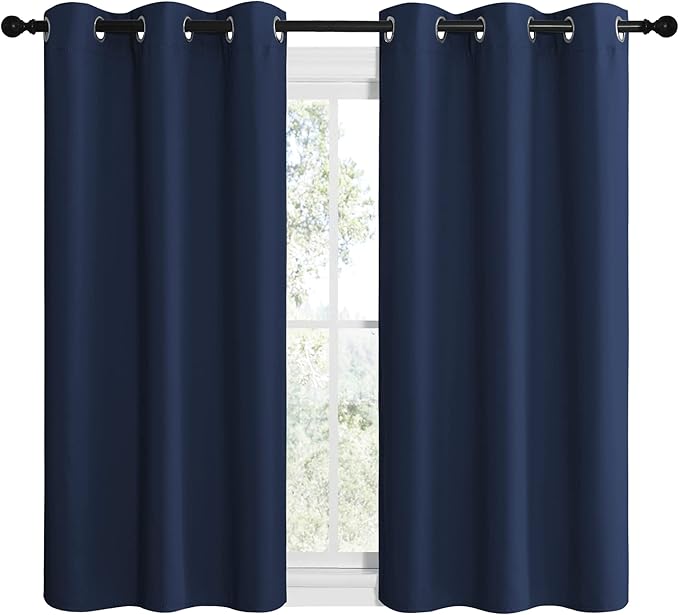 NICETOWN Blackout Curtain Panels, Window Treatment Energy Saving Thermal