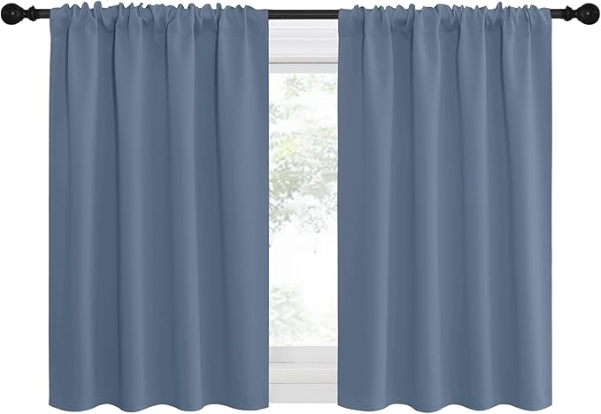 NICETOWN RV Blackout Curtains for Camper Windows, Short Blackout Curtains &