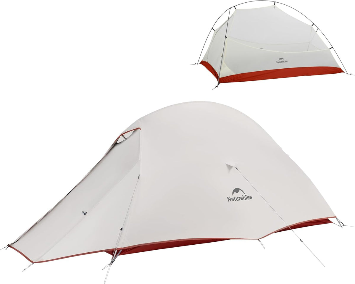 Naturehike Cloud-Up 1 Person Tent, Lightweight Backpacking Tents for One Man, Waterproof Ultralight One Person Tent for Camping Hiking Backpacking