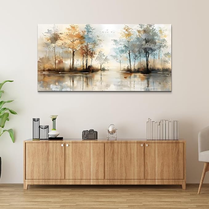 Lapremoly Large Wall Decor For Living Room Framed Wall Art for Bedroom Abstract