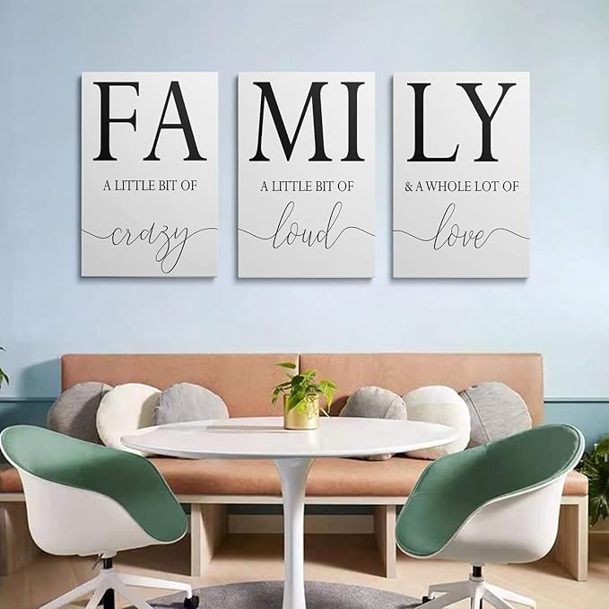 GUBIYU Home Family Wall Decor, Wall Art