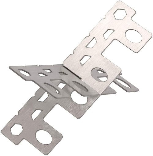 Lixada Titanium Alcohol Stove Rack Cross Stand Outdoor Camping Stove Stand Support Rack