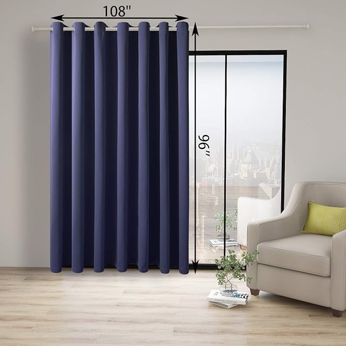 BONZER Room Divider Curtain Total Privacy Wall Wide Thermal Insulated Blackout