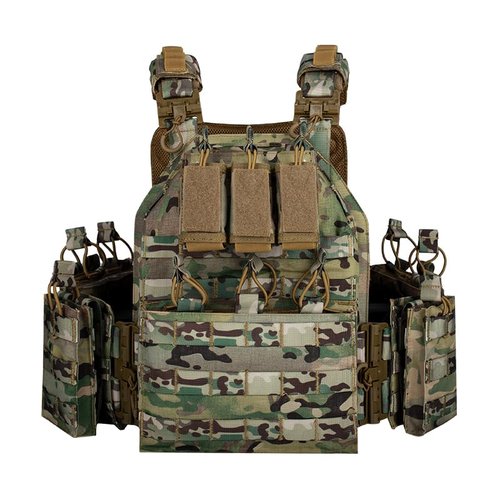 PIKEON Tactical Vest Quick Release Airsoft Vest for Man Outdoor Adjustable Breathable Vest (CP)