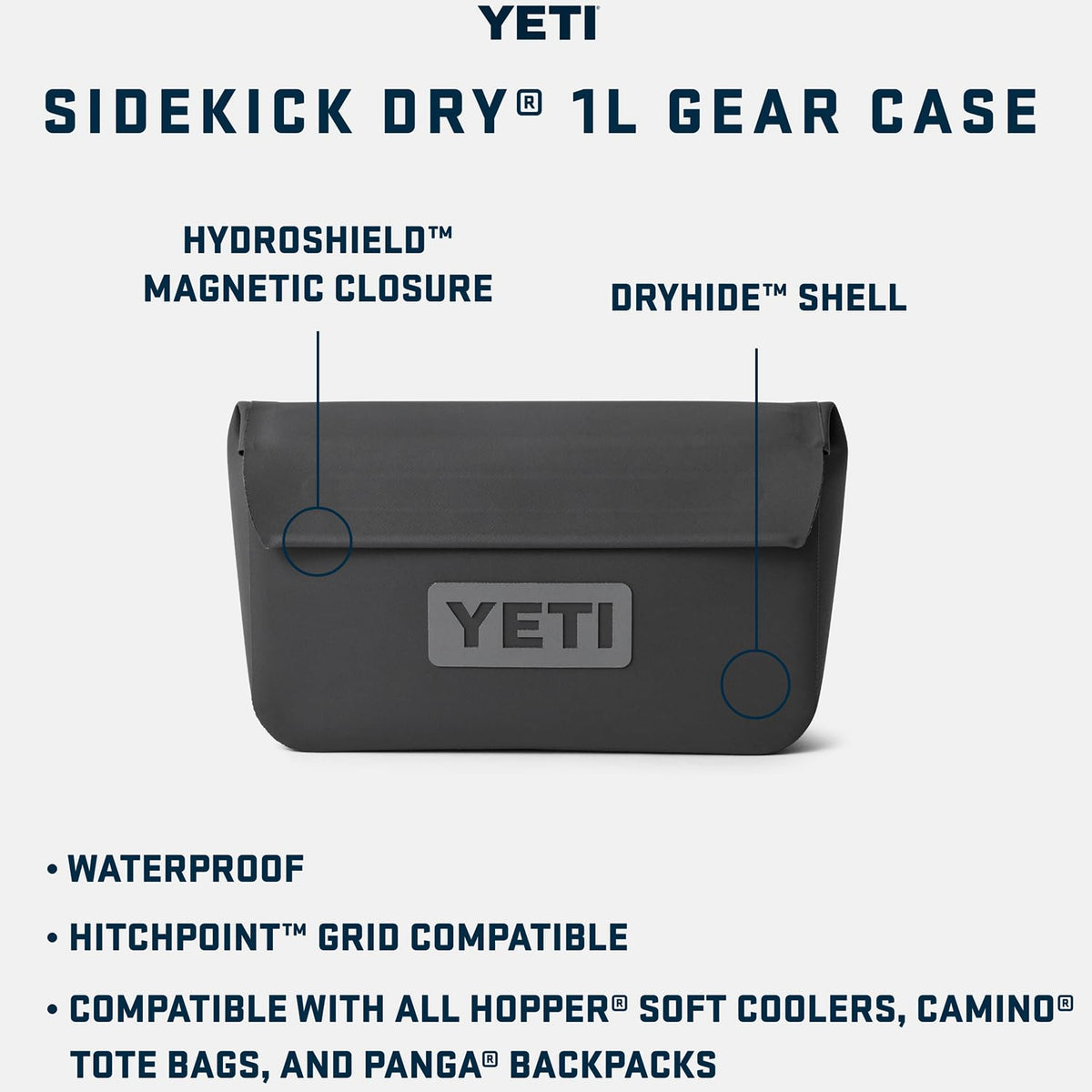 YETI Sidekick Dry 3L Gear Case, Navy