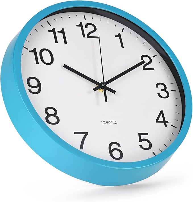 Wall Clock Non-Ticking Silent Quartz Movement Decor Clock Modern Simple Style