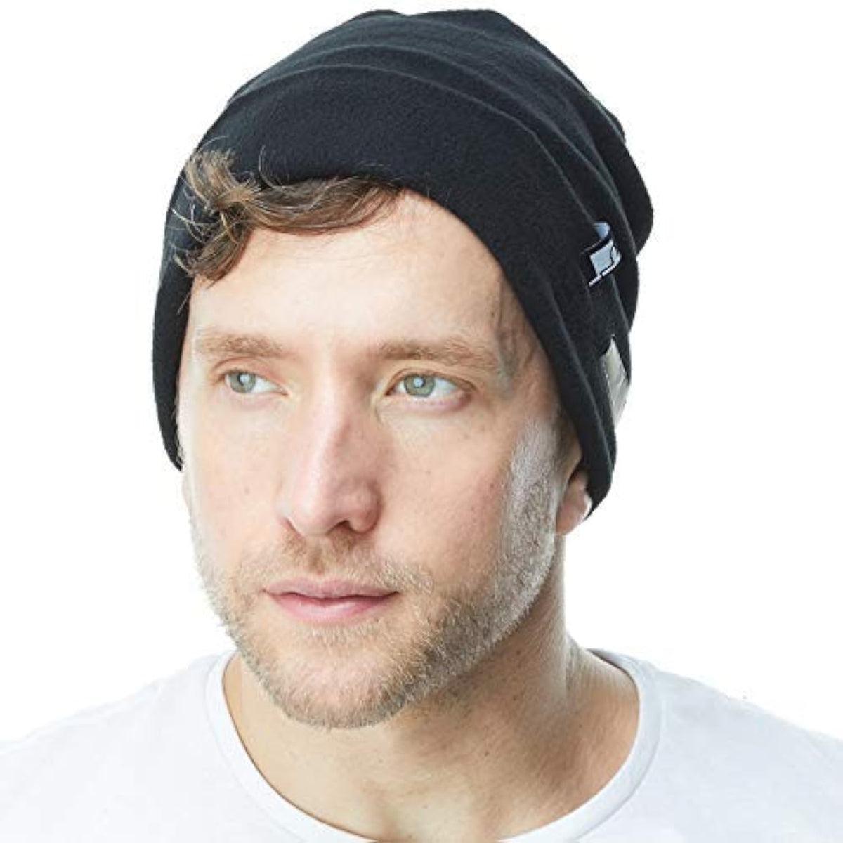 The Hat Depot Fleece Winter Functional Beanie Hat Cold Weather-Reflective Safety for Everyone Performance Stretch