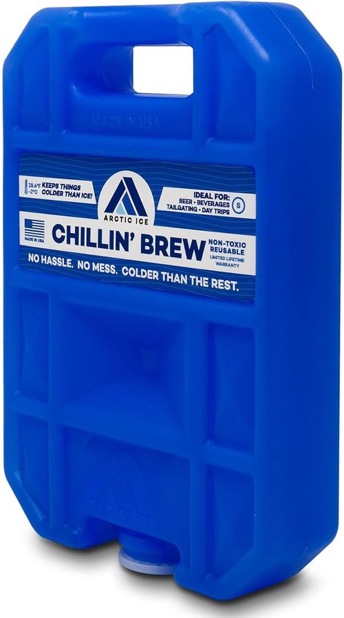 Arctic Ice Reusable Ice Pack - Long Lasting Beverage Cooler Freezes at 28°F
