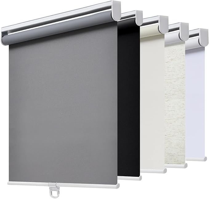 Customize Cordless Roller Shades Blackout Blinds