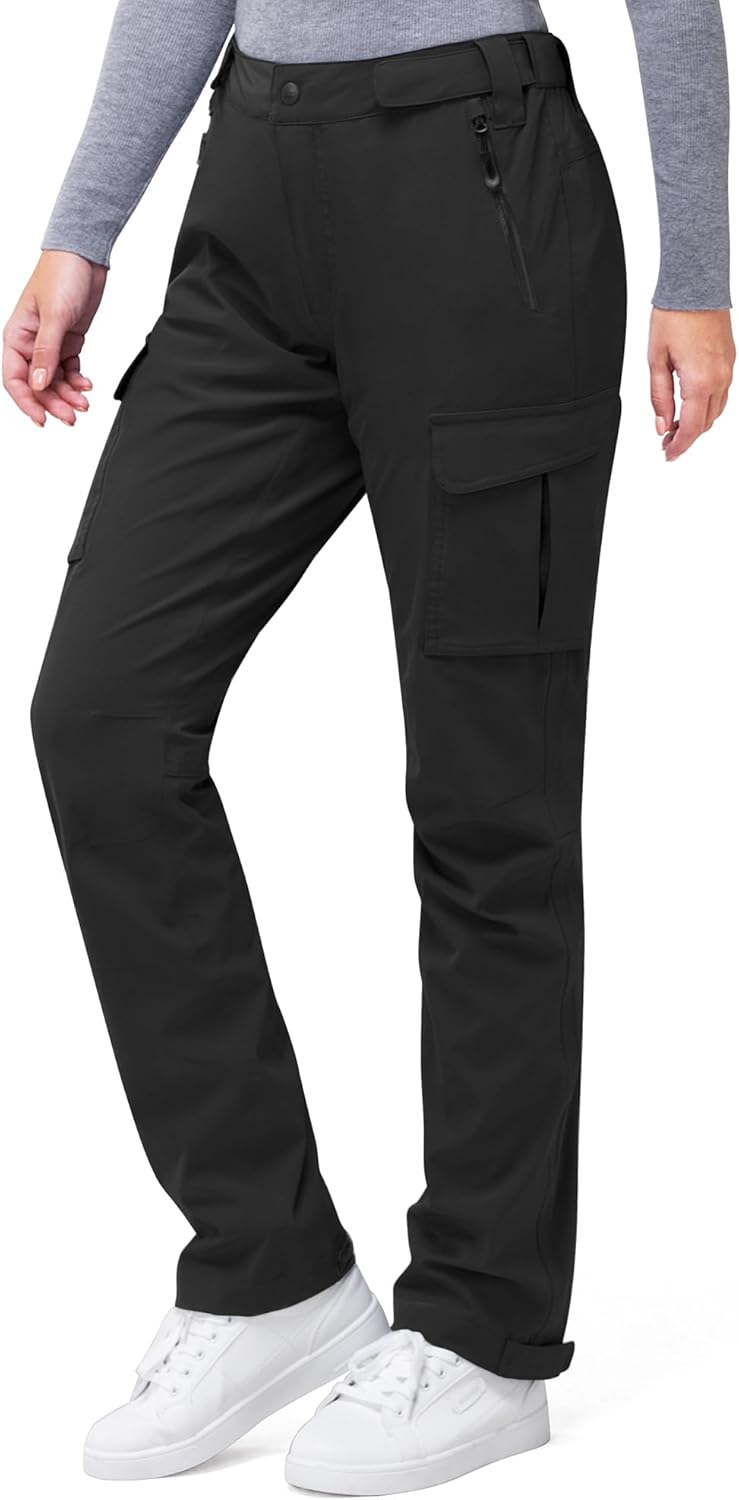 Skiennix Women's Rain Pants - Waterproof & Lightweight Breathable Hiking Overalls | 33,000ft