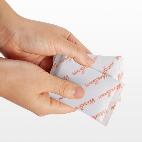 Hand Warmers Disposable Single Use Air Activated Heat Packs for Hands, Toes and Body - Up to 12 Hours of Heat - WarmSpark