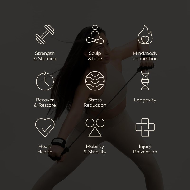 Pvolve P.Band Exercise Resistance Band - Home Workout Equipment to Strengthen Arms, Back and Shoulders, Light Weight Comfortable Glove Design to Improve Mobility, Stability and Posture