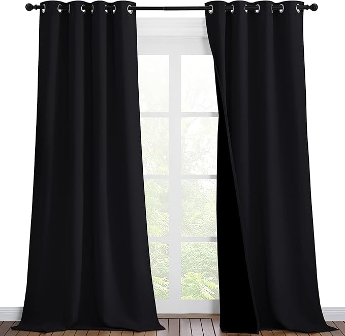 NICETOWN Extra Long Truly Blackout Drapes