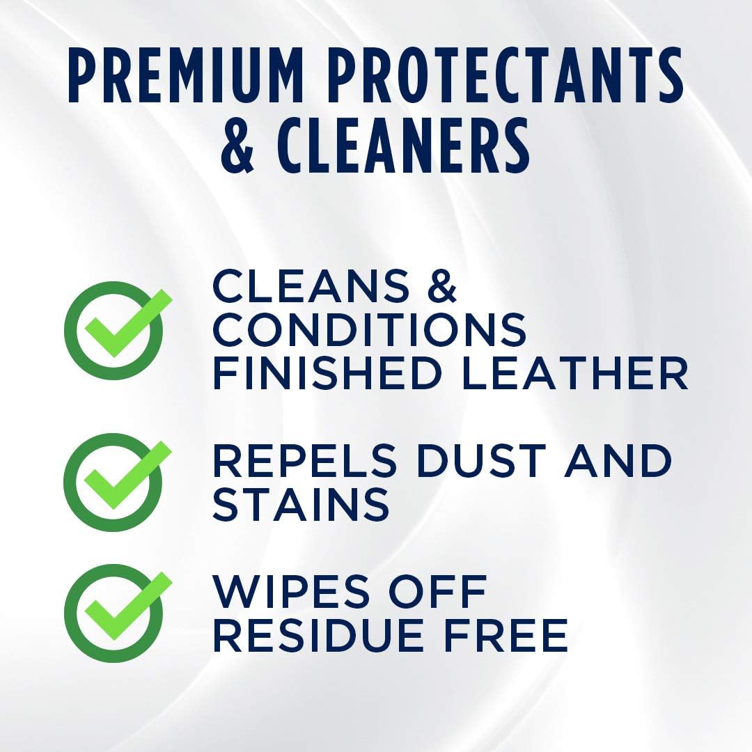 303 Products Leather Care - 3-In-1 Cleaner, Conditioner & Protector - Prevents Fading & Cracking - 16 fl. oz.
