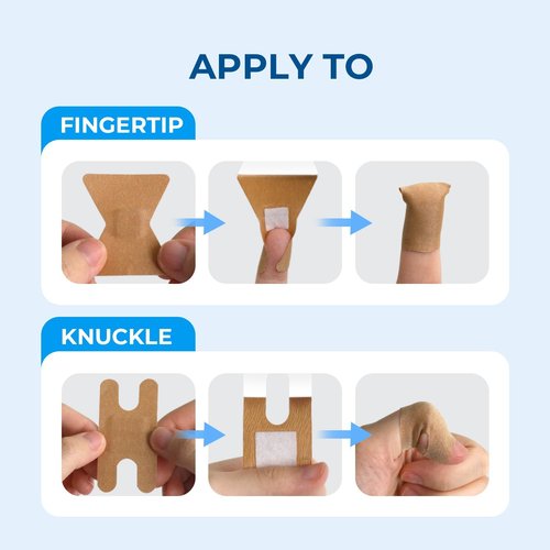 Conkote High Elasticity Bandages - Latex-Free Finger & Knuckle Protection, 50 Count Variety Pack