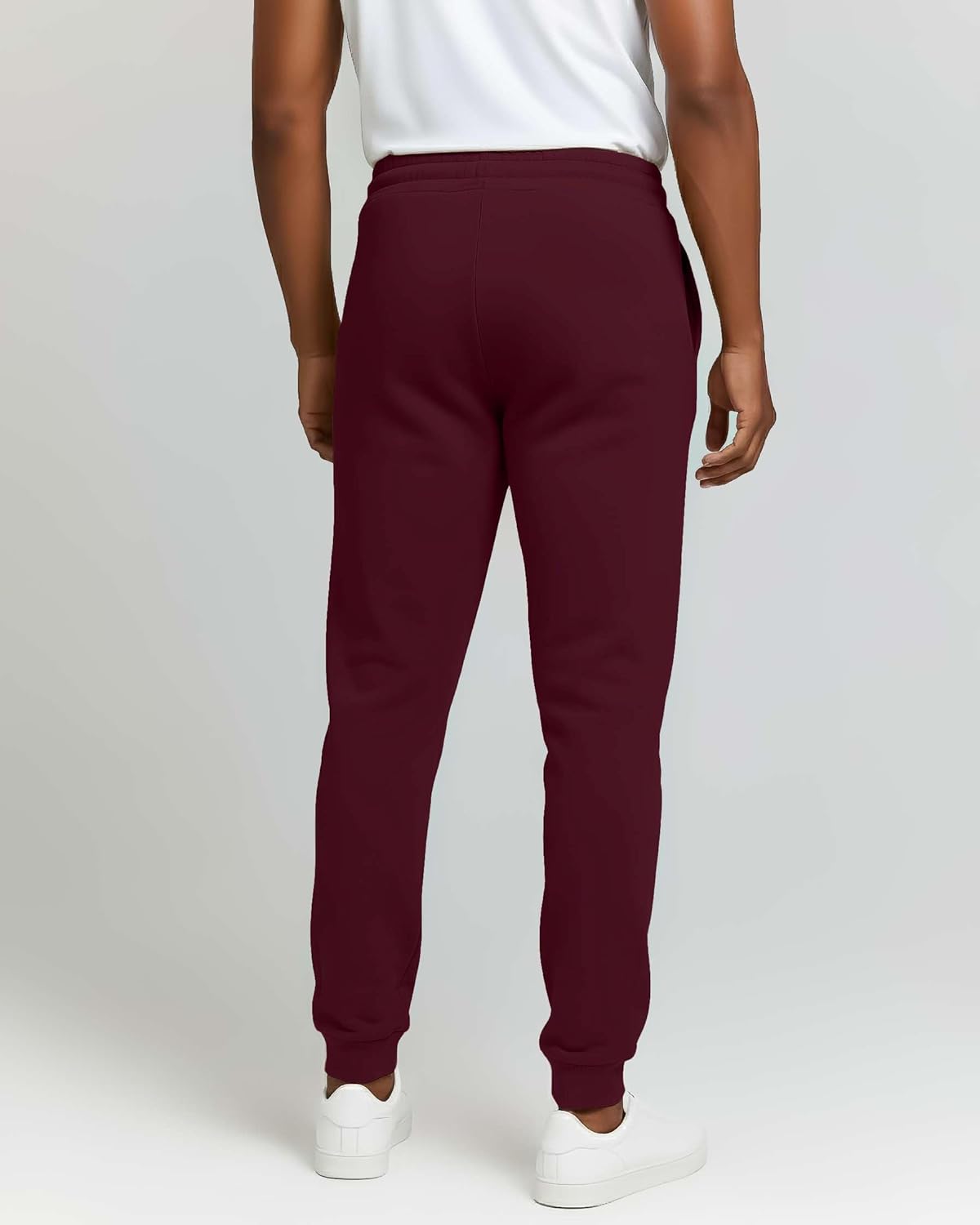 Real Essentials Men's Cotton Fleece Jogger Sweatpants - Comfortable Athletic Pants with Pockets | Big & Tall Sizes Available