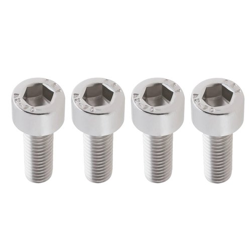 SG Store 4Pcs Bike Crank Arm Pinch Clamp Bolt Replacement Part 304 Stainless Steel M6x18mm Clamp Bolt Compatible with Shimano Ultegra HollowTech