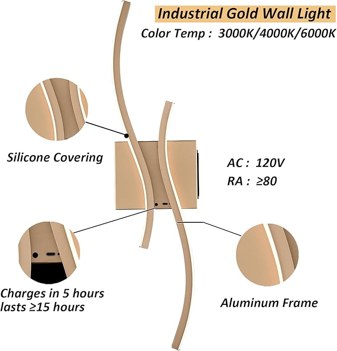 Battery Operated Wall Sconce
