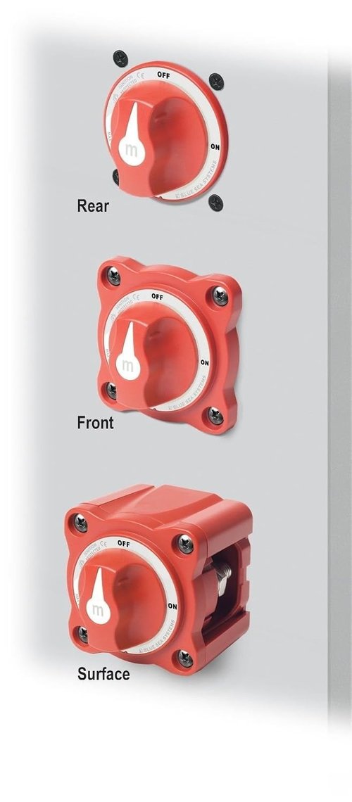 Blue Sea 6007 Dual Battery Switch - Reliable Selector for Efficient Power Management