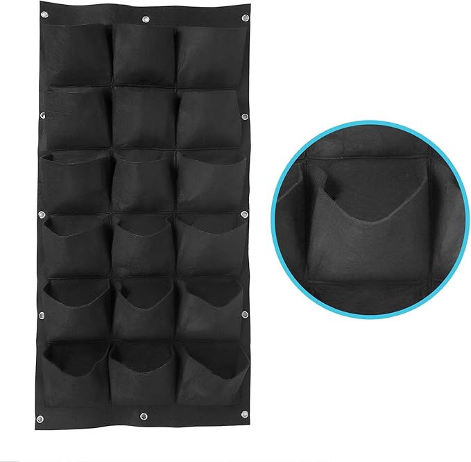 ZOENHOU 2 Pack Total 36 Roomy Pockets Vertical Garden Planter, Wall-Hanging