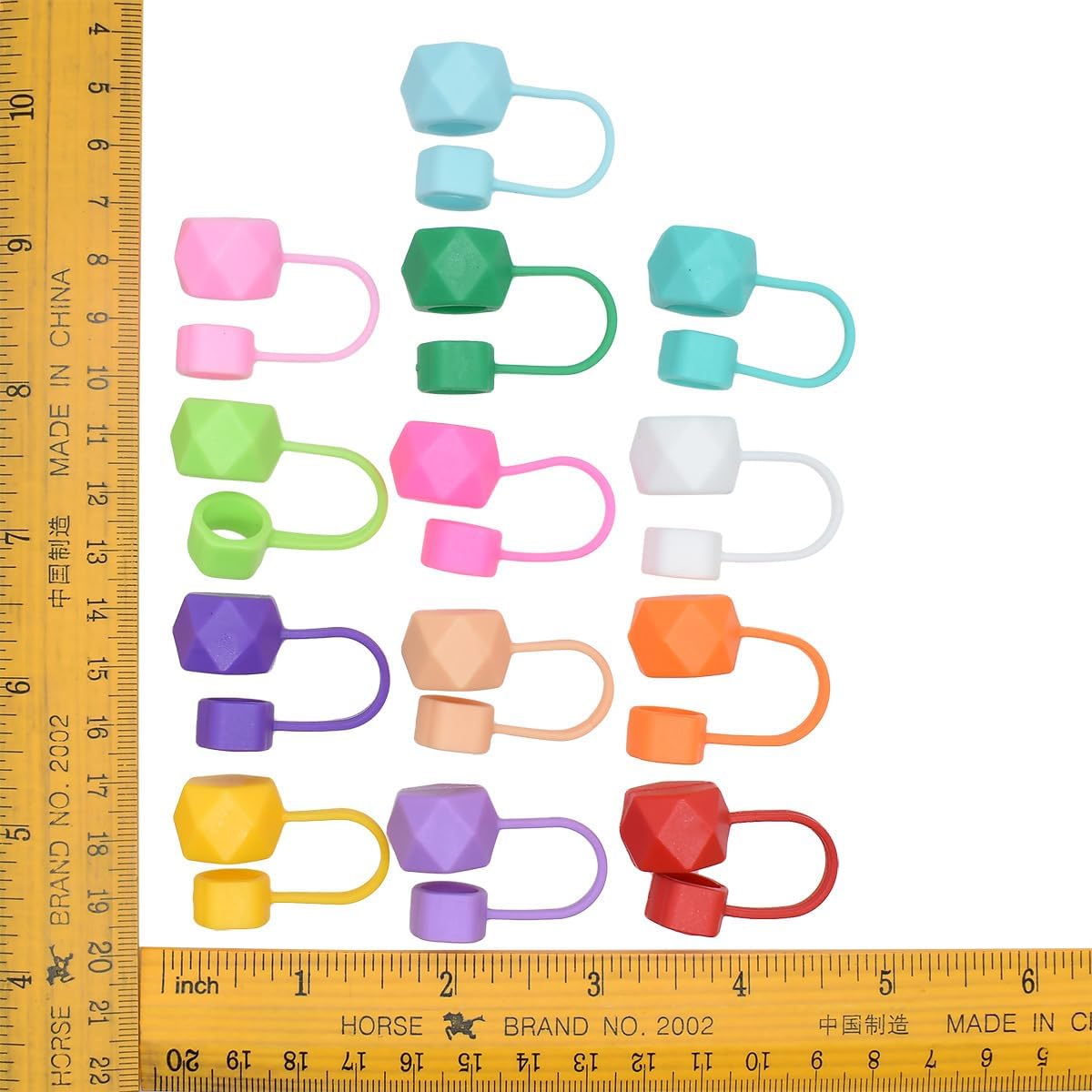 Stanley 26 PCS Straw Covers - 10 MM Toppers for 30 & 40 Oz Tumblers | Essential Cup Accessories