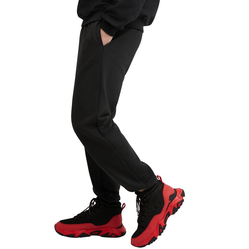 Hanes Men's Ultimate Cotton Pant, Black, Large