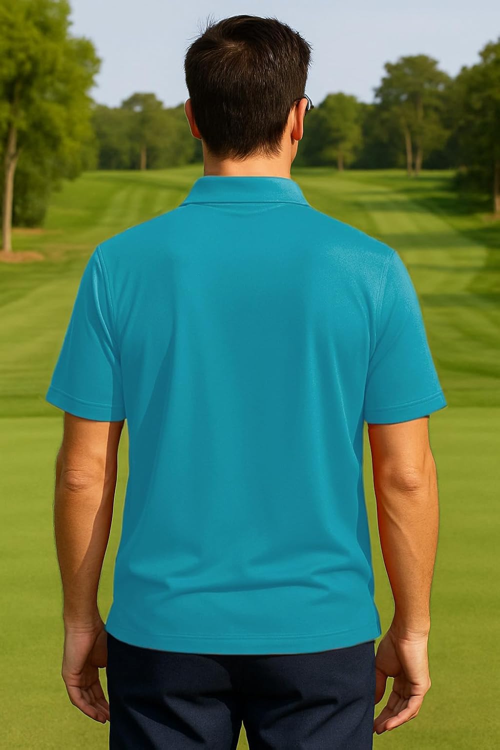 Skiennix Golf Shirts for Men - Dry Fit Short Sleeve Polos in Regular & Big Tall Sizes