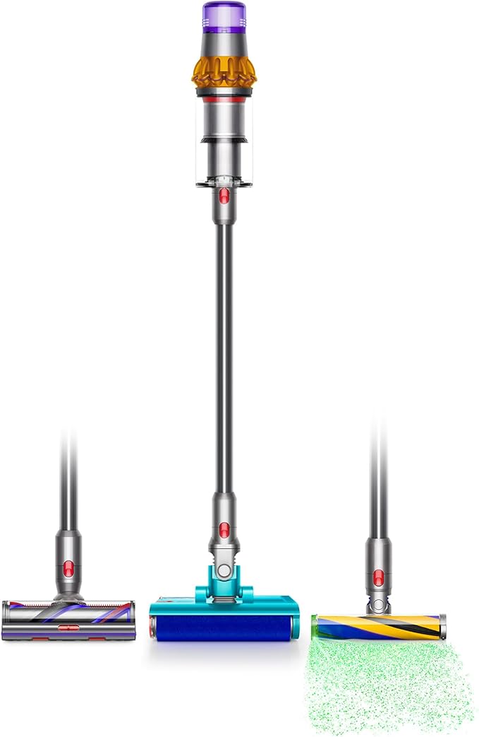 Dyson V15s Detect Submarine Wet Dry Vacuum, Yellow/Nickel