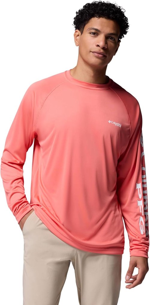 Columbia Men's Long Sleeve PFG Terminal Tackle Shirt - Lightweight, Quick-Dry Fabric, Multiple Colors