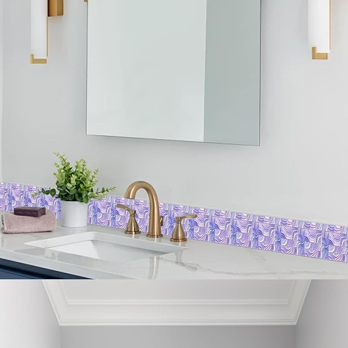 HOMETITUTE Wallpaper Border Peel and Stick Decorative Wall Trim Self Adhesive
