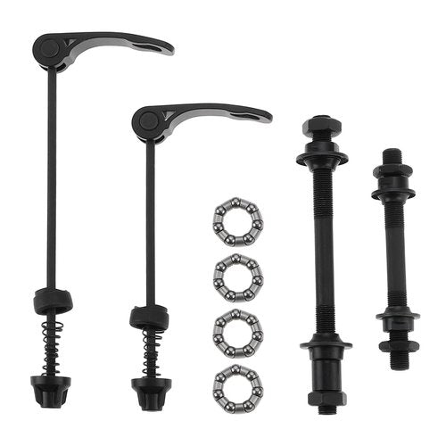 Briny River 1Set Bicycle Front Rear Axle Tools Set Front and Rear Skewers Bike Quick Release Skewer for 6/7/ 8 Speed Bikes