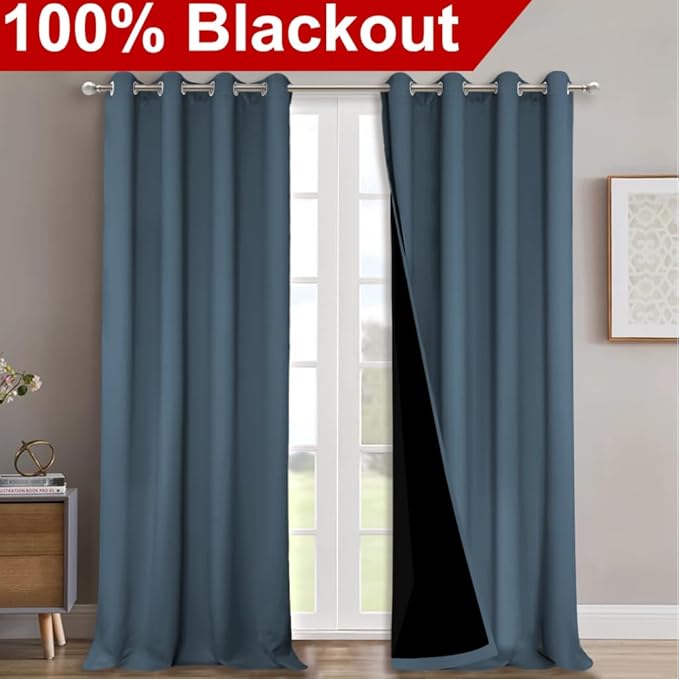 NICETOWN 100% Blackout Curtains