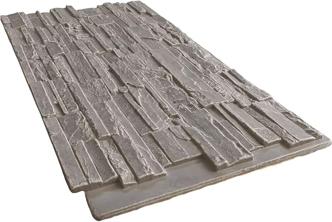 EverStone Cascade Faux Stone Panel, 48 5/8"W x 24 3/4"H x 1 1/4"D