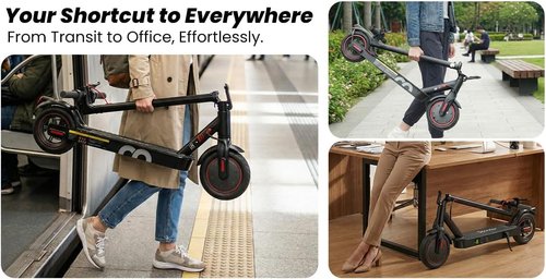 iScooter Electric Scooter for Adults & Teens - Long Range 18 Miles | Top Speed 22 MPH | Cruise Control & Double Braking Systems