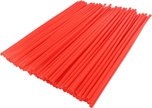 72Pcs Universal Spoke Skins Covers，Wheel Spoke Wraps Skins Pipe Trim Decoration Protector For Motorcycle Dirt Bike Yamaha Honda BMW Suzuki Kawasaki(Pink)