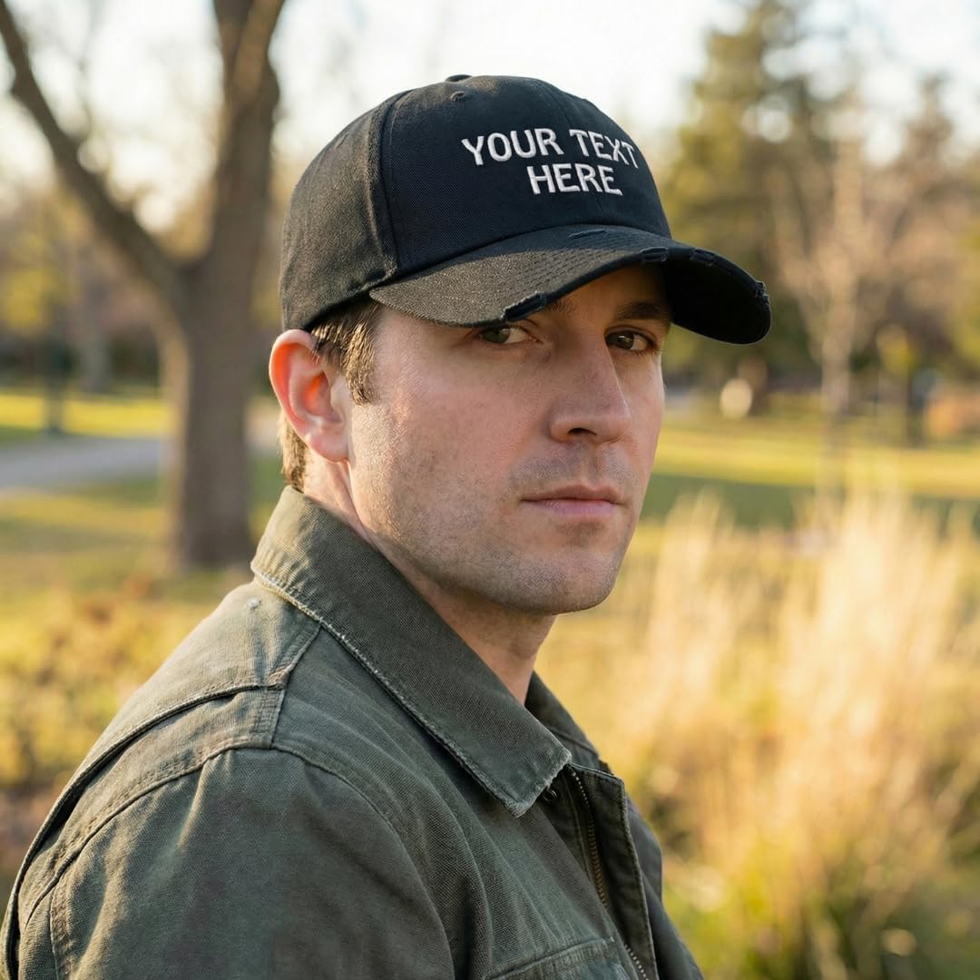 Skiennix Soft Baseball Cap - Custom Cotton Dad Hat for Men & Women | Personalized Text Option