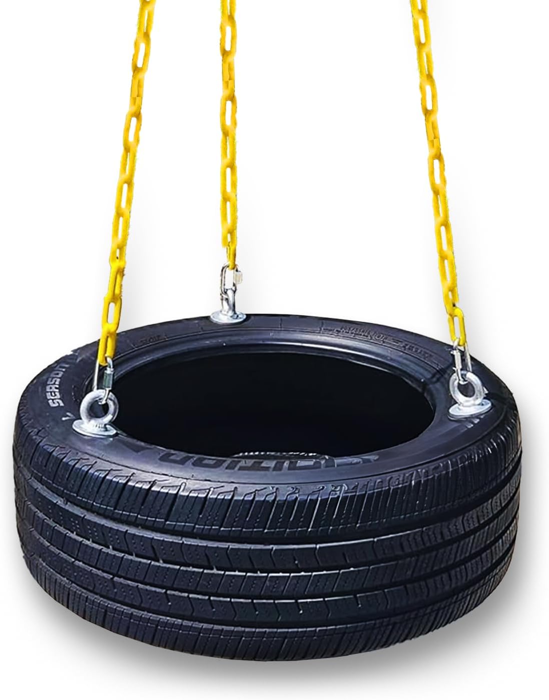 Skiennix Tire Swing - Durable Plastic Coated Chains for Kids & Adults | Outdoor Swing Set Accessories