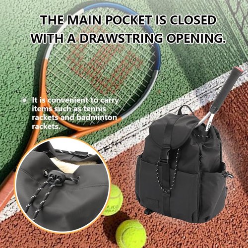 EKE Gym Yoga Tennis Backpack Sport Gift Versatile for Travel Commuting Swim Skateboard Badminton Casual Waterproof Women Men