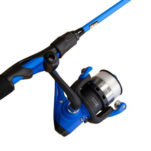Reaction Tackle Spinning Reel and Fishing Rod Combo - Medium Action - for Bass and More