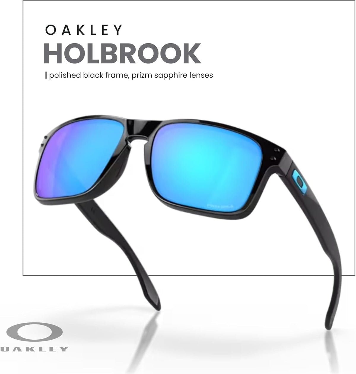 OAKLEY Holbrook OO9102 Square Sunglasses for Men+ Bundle Accessory Leash Kit, Microfiber Pouch