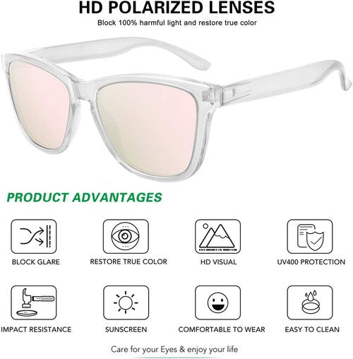 MEETSUN Polarized Sunglasses - Classic Retro Designer Style for Men & Women | UV Protection