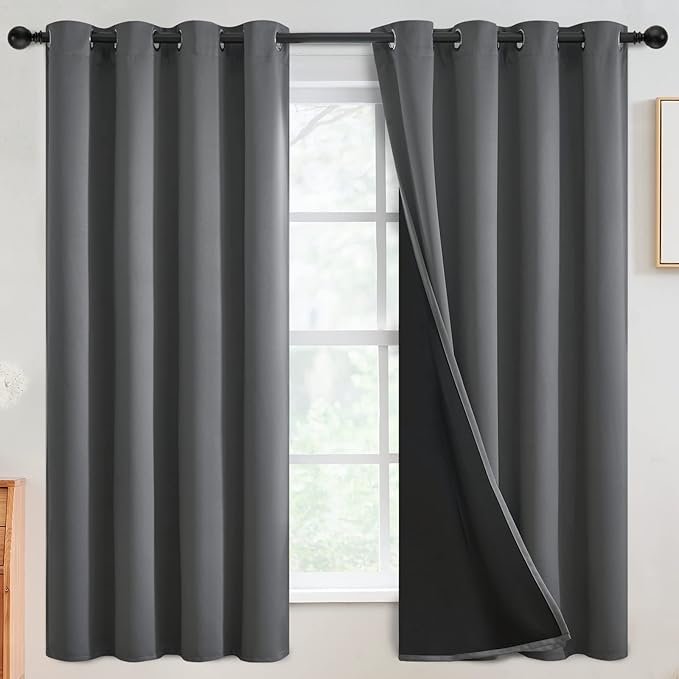 SimpleHome 100% Blackout Curtains
