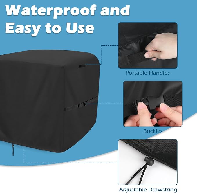 BBQ Grill Cover (21" L x 17" W x 12" H)