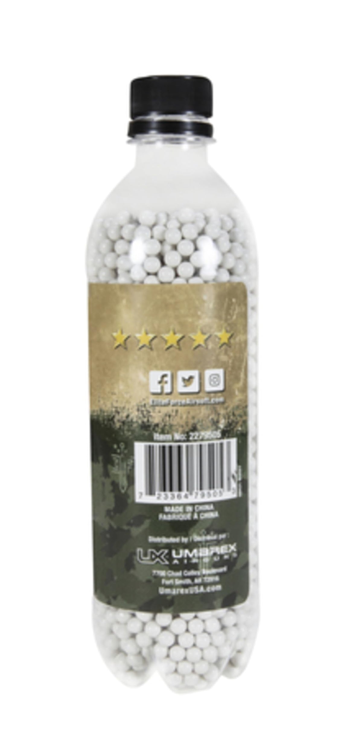 Elite Force Premium 6mm Airsoft BBS Ammo, .25 Gram, 2700 Count