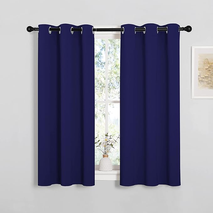 NICETOWN Blackout Draperies Curtains, All Season Thermal Insulated Solid