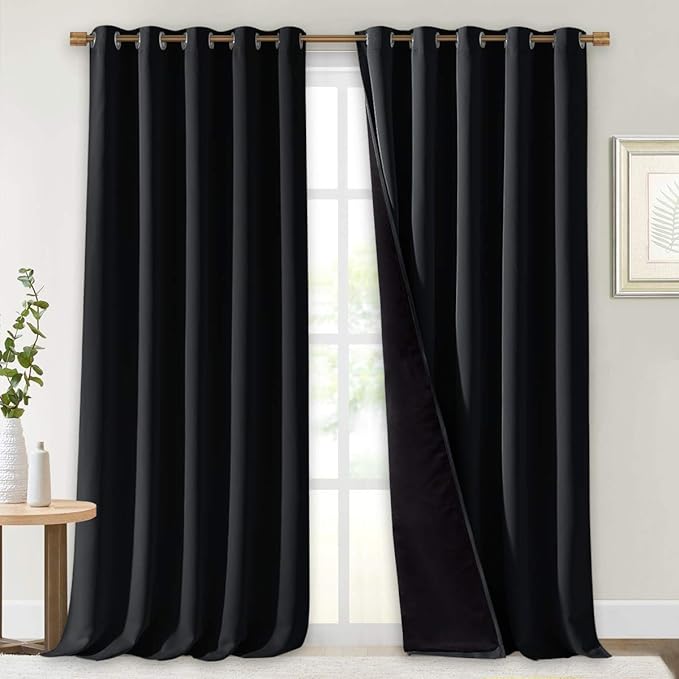 NICETOWN Extra Long Truly Blackout Drapes
